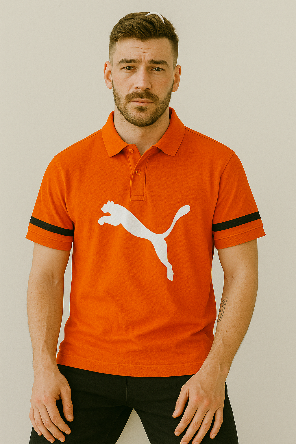 Puma Men's Cotton Regular Fit T-Shirt