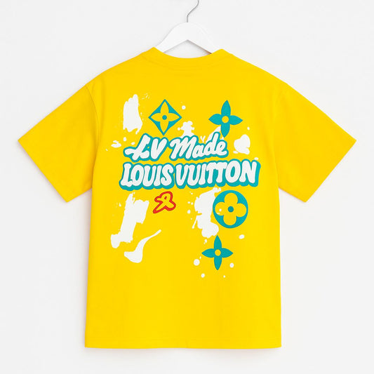 Printed Short-Sleeved Cotton T-Shirt